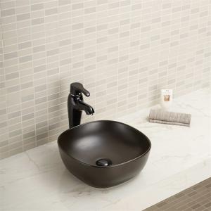 Quality 250mm 350mm Round Shallow Countertop Basin Sink Bowl Seamless wholesale