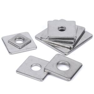 Quality Stainless Steel Square Plate Washers OEM Galvanized Large Metal Square Washers wholesale