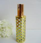 empty perfume spray bottle recycled glass bottles black blue red pink green cap