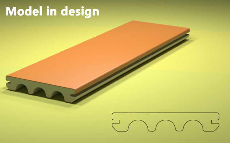 Public Projects' Top Pick Foamed PVC Co-extruded with ASA Coating WPC Composite Decking