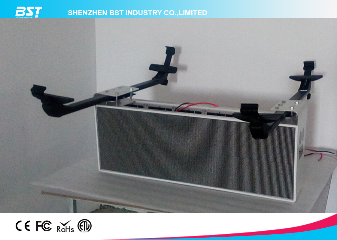 Waterproof SMD 3 In 1 P5 Taxi Roof LED Display 1R1G1B For Commercial Advertising