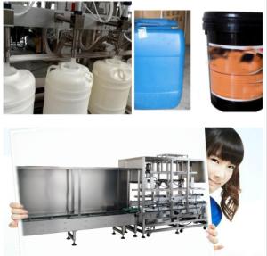 Quality 20KG-100KG Bottle Packaging Line Barrel Weighing Filling Machine wholesale