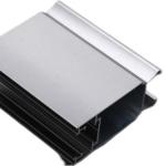 Silver 6063 T5 Anodized Aluminium Kitchen Profile For Cabinet Door