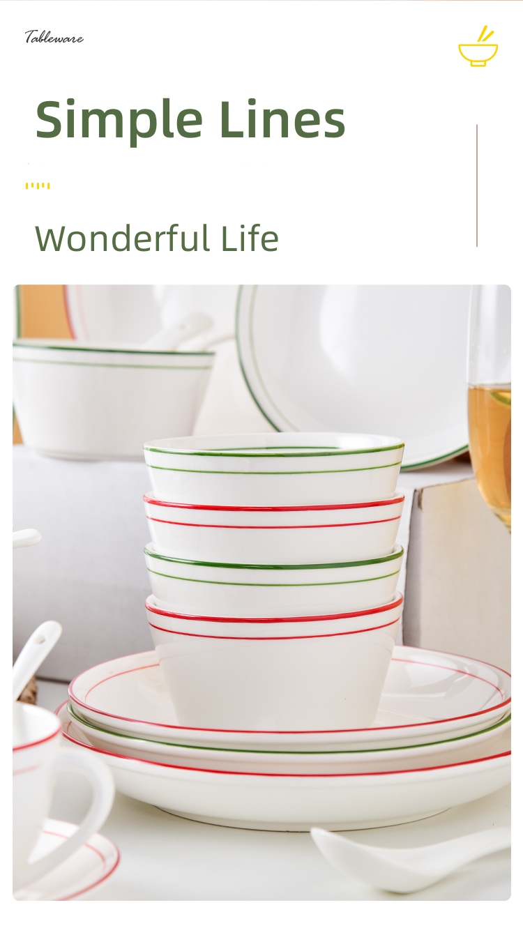 Cups Saucers Ceramic Dinnerware Sets For 12 People Nordic Style Vajillas De Porcelana
