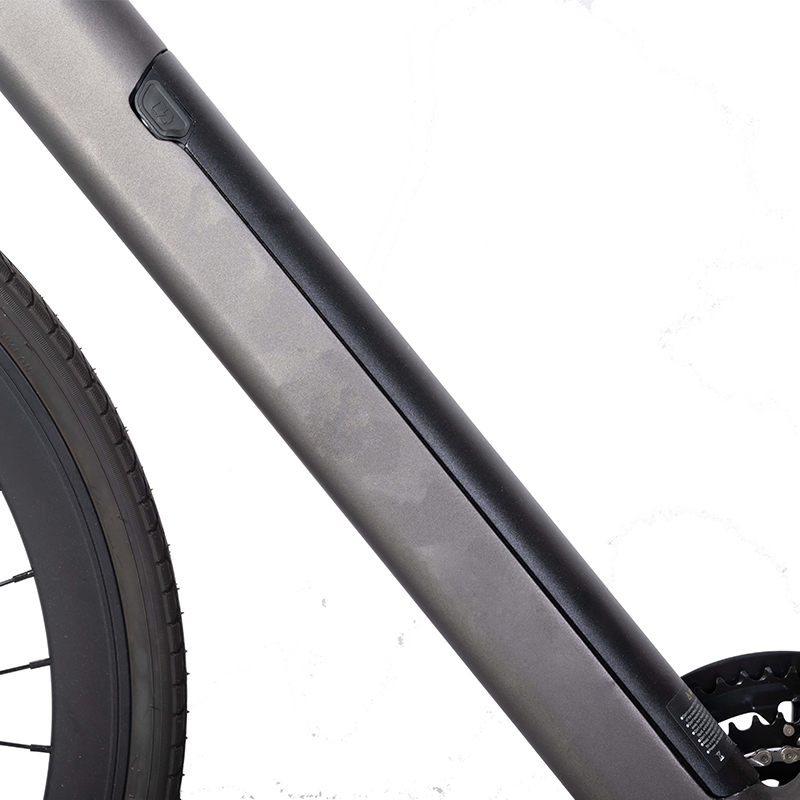 High Torque LCD Display Electric Road Bike with Hidden Battery and Carbon Fiber Frame