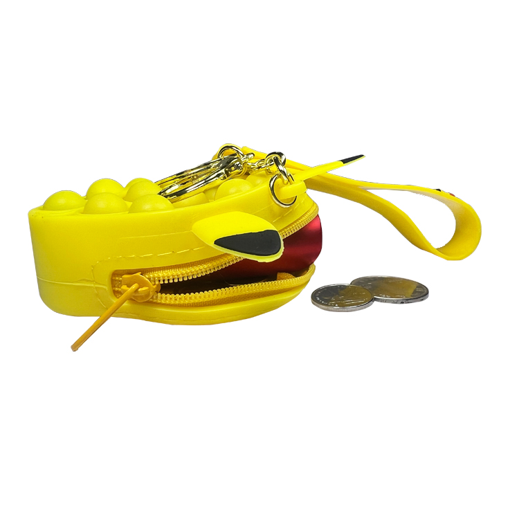 Mini Soft Wallet Kid Gift Zipper Rodent Pioneer Silicone Coin Purse Multi Function