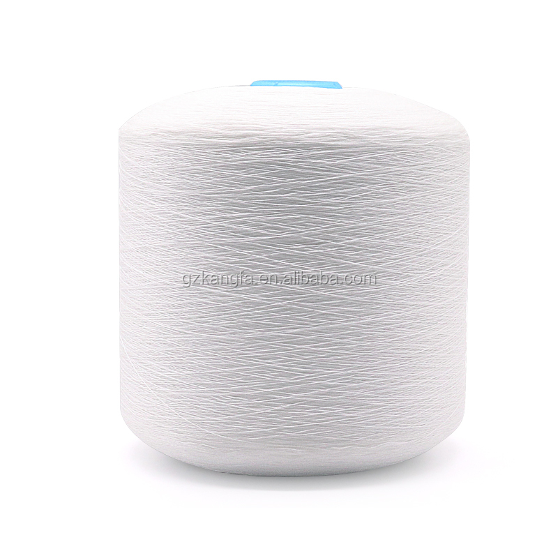 White 1.25kg 40/2 20/3 30/3 100% Spun Polyester Yarn for OEM in Raw White Pattern
