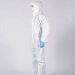Disposable Safety Dust Proof Coveralls , Protective Clothing In Health And