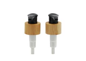 Quality Plastic Bamboo Lotion Pump Black Hand Wash Dispenser Treatment Pump wholesale