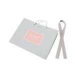 Eco Recycled Gift Bags 200gsm White Kraft Paper Wedding Drawstring Bags