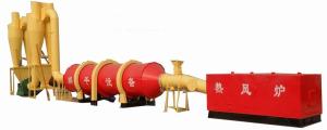 Quality 2.5M 2.8M Large Wood Powder Sand Rotary Drum Dryer Machine 22kw wholesale