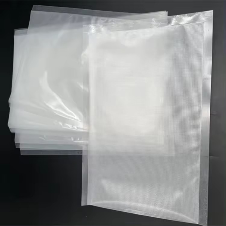 Transparent Vacuum Food Packaging Embossed Nylon Fresh-Keeping Packaging Bag Food And Fruit Gravure Printing Surface