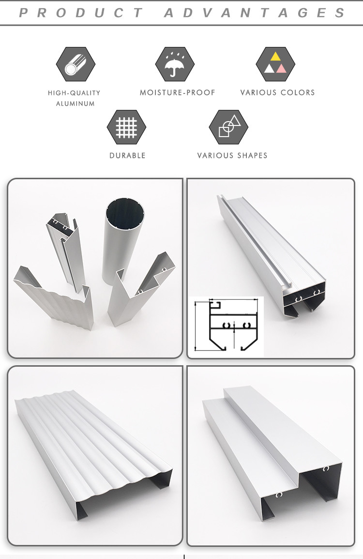 Anodized Aluminum Profiles For Doors And Windows T3 Temper Waterproof