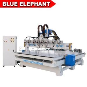 Quality ELECNC-1821 Multi Spindles 4 Axis Woodworking Machinery with Rotary Devices wholesale