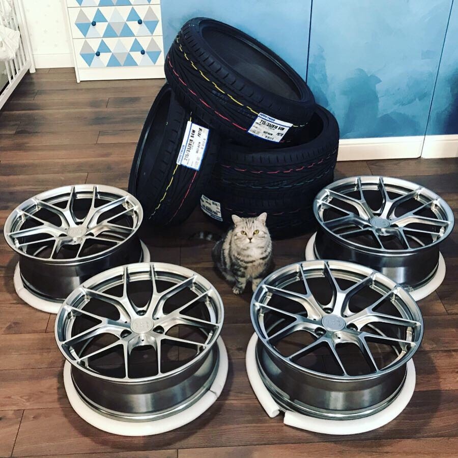 18 inch 20 inch for smart car alloy forged hyper silver wheels rims