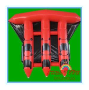 Quality Red 0.9mm PVC Inflatable Boat For Sea , Adult Inflatable Fly Fishing Boats(CY-M2728) wholesale
