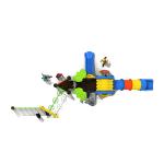 Outdoor Kids Playground Slide Set With Transparent Tube