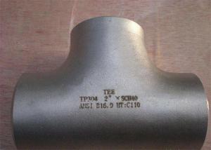 China Schedule 40 Stainless Steel Equal Tee Astm Wpb A234 Ss321 on sale
