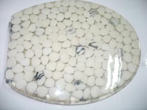 Quality sea star shell poly resin toilet seat wholesale