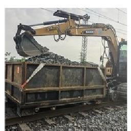 Discharging Ballast Car Suitable For The Construction Of New Railway Lines