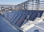 Concentrating Medium Temperature Rooftop Solar Hot Water Collector Panel for