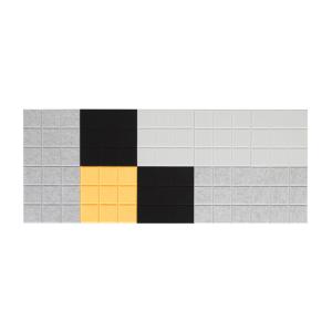 Quality Soundproof Board Grooved PET Felt Polyester Acoustic Panels Decoration 48 Color wholesale