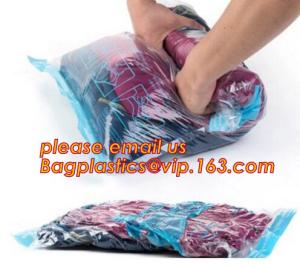 Quality garment canvas tote with vacuum bag, Vacuum hang compressed bags for Down jacket, Compressed Saving Suitcase Space bags wholesale