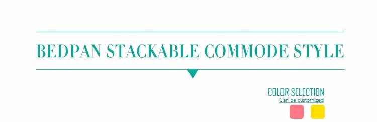 Disposable Stackable Commode Bedpans, Hospital patients Bedpan,Stackable Commode Style