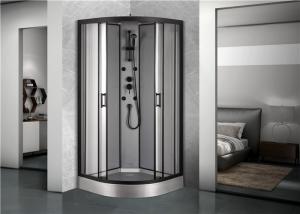 Quality Bathroom Shower Cabins Black Acrylic ABS Tray wholesale