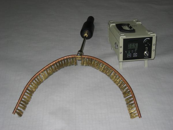 Cheap Digital Holiday Detector, Portable Porosity Detector Brush,Outer spring electrode probe for sale