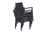 Restaurant Table Chairs Set PE Rattan Outdoor Furniture
