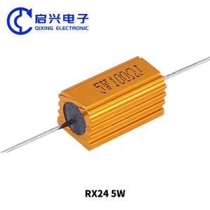 Quality Wirewound Resistor 5W 100ohm With Gold Aluminum Shell wholesale