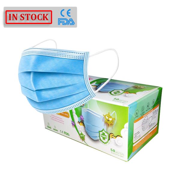 Lightweight Disposable 3 Ply Mask PP Non Woven Fabric Material 17.5*9.5cm OEM /