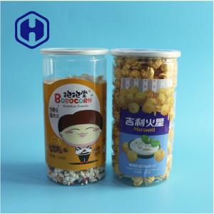 Quality China Manufacturer pop corn 1400ml Cylindrical Recyclable PET Can Leak Proof wholesale