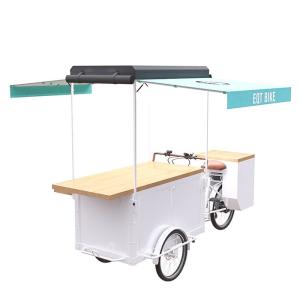 Quality Commercial Bike With Food Cart , Multipurpose Carts Mobile Food Equipment wholesale