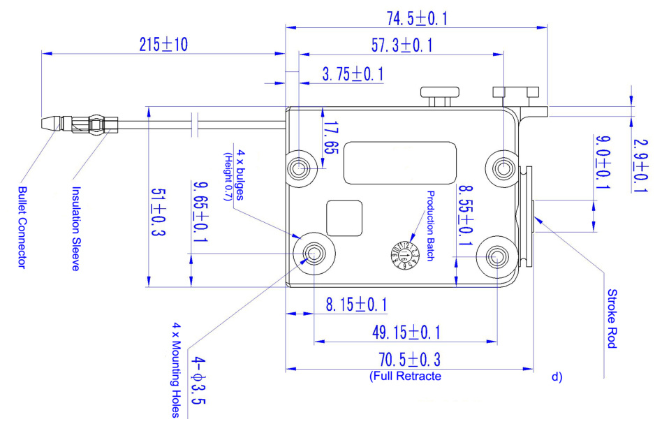 Vending Machines Square Remote Control Central Locking Kit For Beverage Dispenser