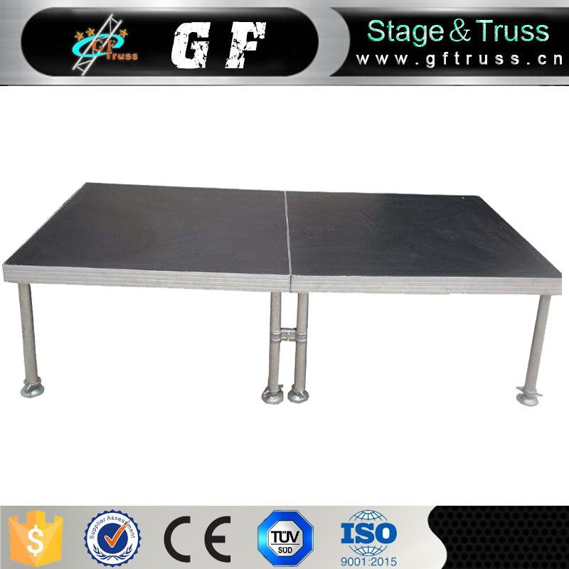 Square Steel Aluminum Stage Truss Platform Portable Mobile Concert Stage