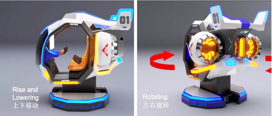 Indoor 3D Flight Kids Redemption Arcade machine SKY GUARDIAN