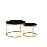 iso9001 high durability Modern Central Table Round Marble Coffee Table