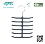 Betterall Fish Bone Tie Hanger Black Velvet Clothes Hangers Wholesale