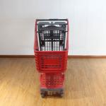 175L Large Capacity New Pure Supermarket trolley Plastic Shopping Carts