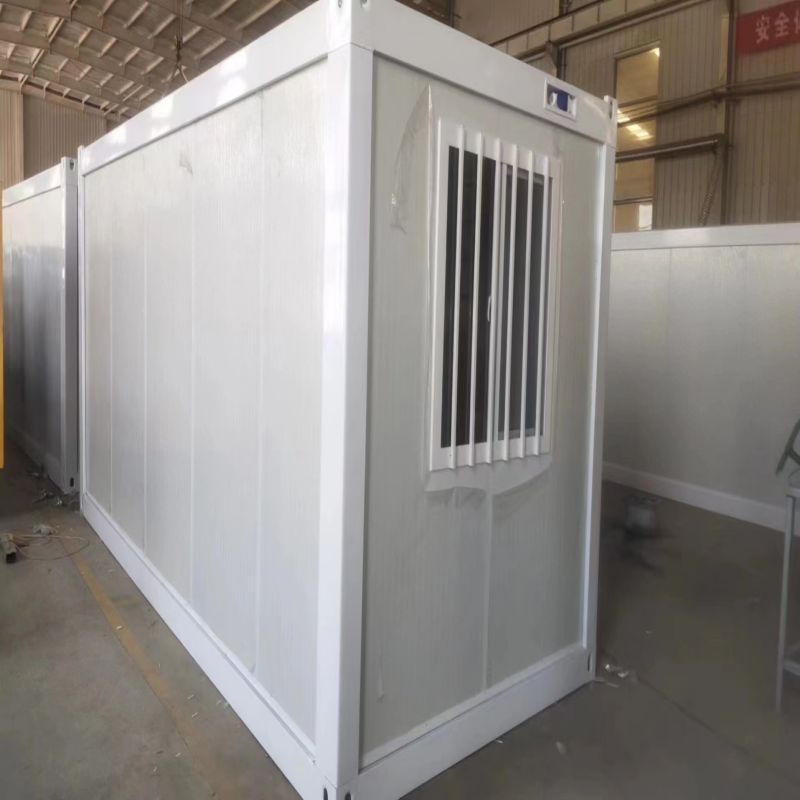 Galvanized Steel Structure Two Story 20ft Prefab House White Or Customized Color