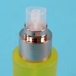 Plastic PET Frosted Cylinder Cosmetic Empty Spray Bottle 100ml