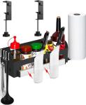 Universal BBQ Grill caddy with Paper Towel Holder Knife Holder Outdoor 28" 36"