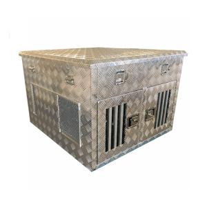 Quality Custom Aluminum Dog Boxes For Pick Up Truck , Aluminum Hunting Dog Boxes wholesale