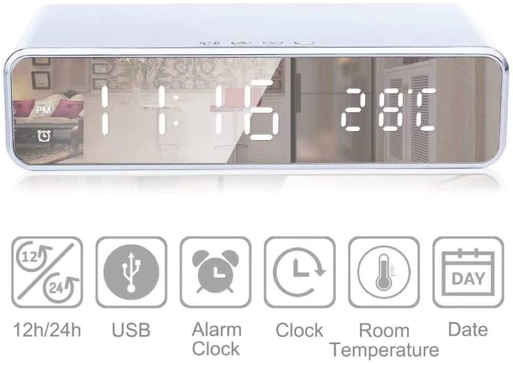 10W Alarm Clock Wireless Charger