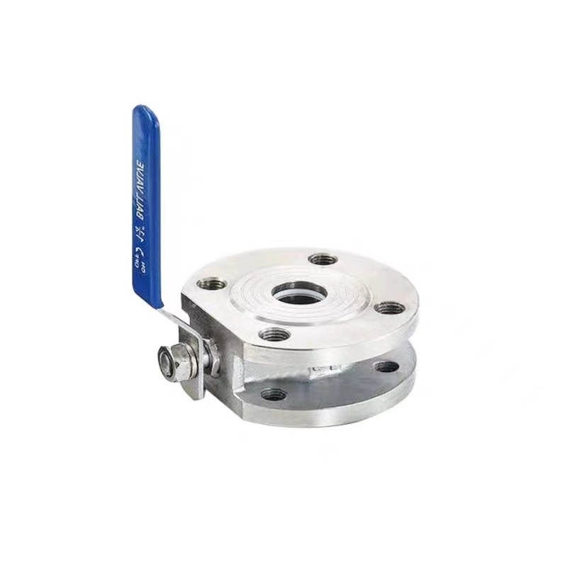 Casting 304/316 Stainless Steel Thin Pair Italy Type Wafer Ball Valve