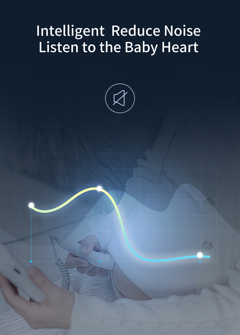 Portable Obstetrics And Gynecology Equipment Fetal Doppler For Pregnant Women