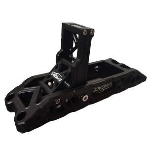 Quality JEEP Compatible Black Anodized Foot Rest Pegs for Easy Installation on Climbing Doors wholesale