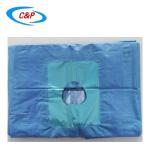 SMS PE Sterile Blue Craniotomy Drape Towel For Head Surgery